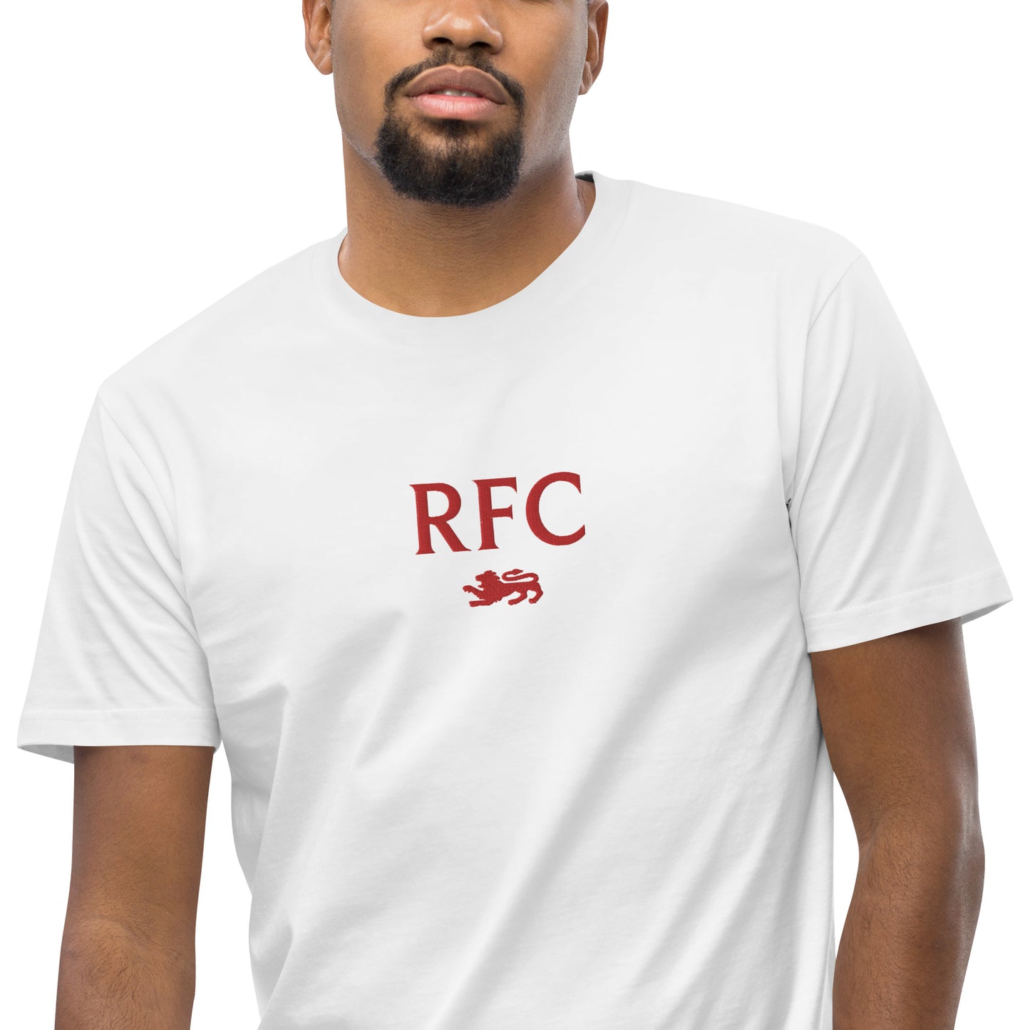 Men's Staple Tee – RFC Embroidered (White)